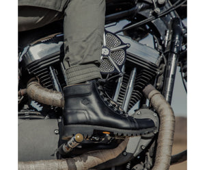 Harley-Davidson® Weldon 5" Scratch Leather Boots D93766 - FrankyFashion.com
