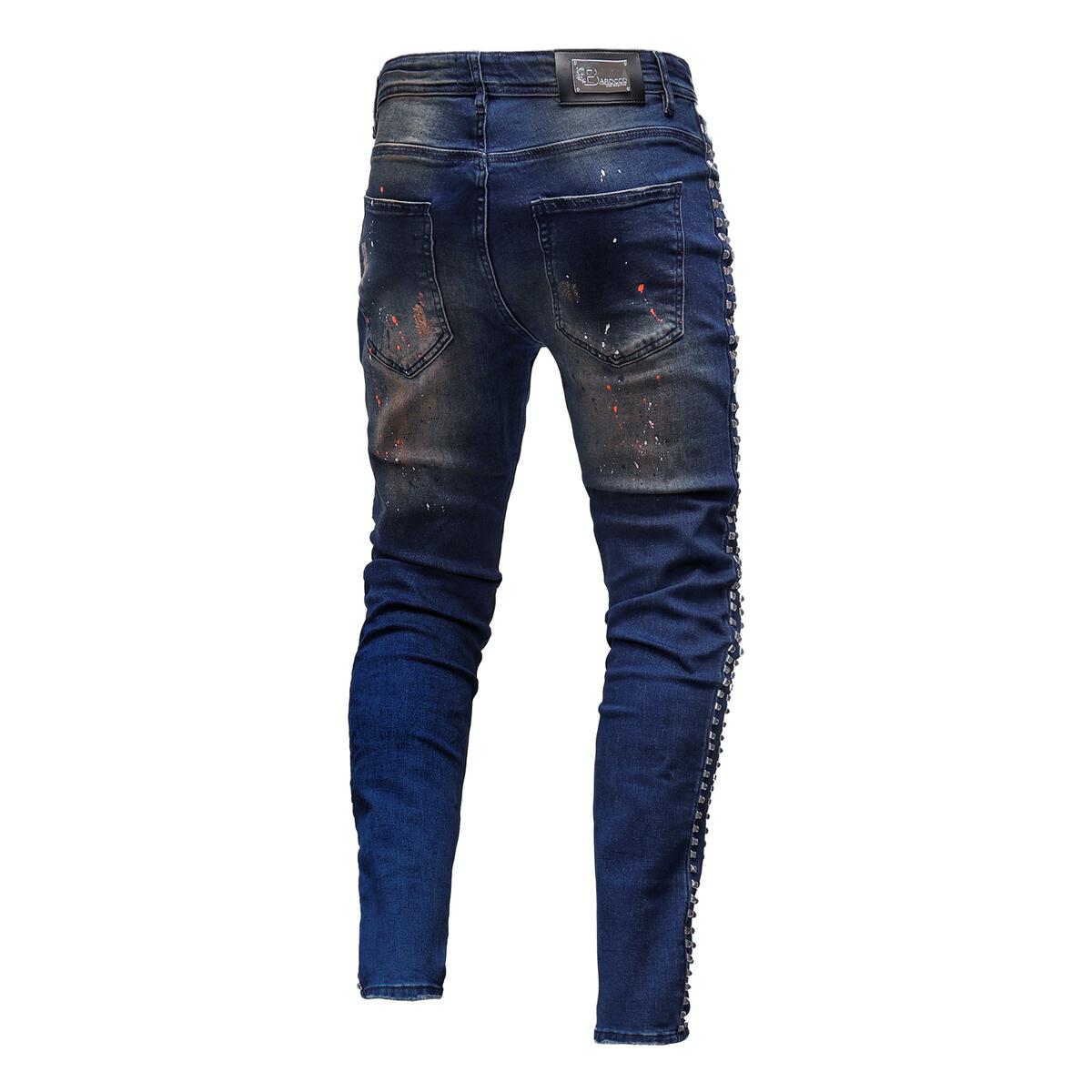 Barocco Men's Jeans Stretch Destruction | DJ211