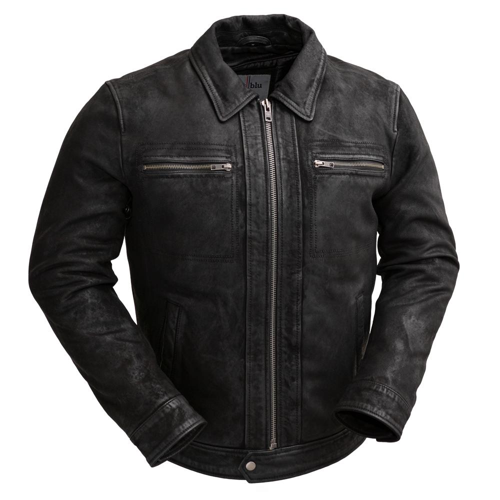 Austin - Men's Leather Jacket - FrankyFashion.com