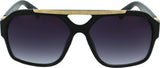 Semi Round Frame LV Style Sunglasses | Sophisticated & Sporty | 100% UV Protection | 3305