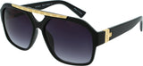 Semi Round Frame LV Style Sunglasses | Sophisticated & Sporty | 100% UV Protection | 3305