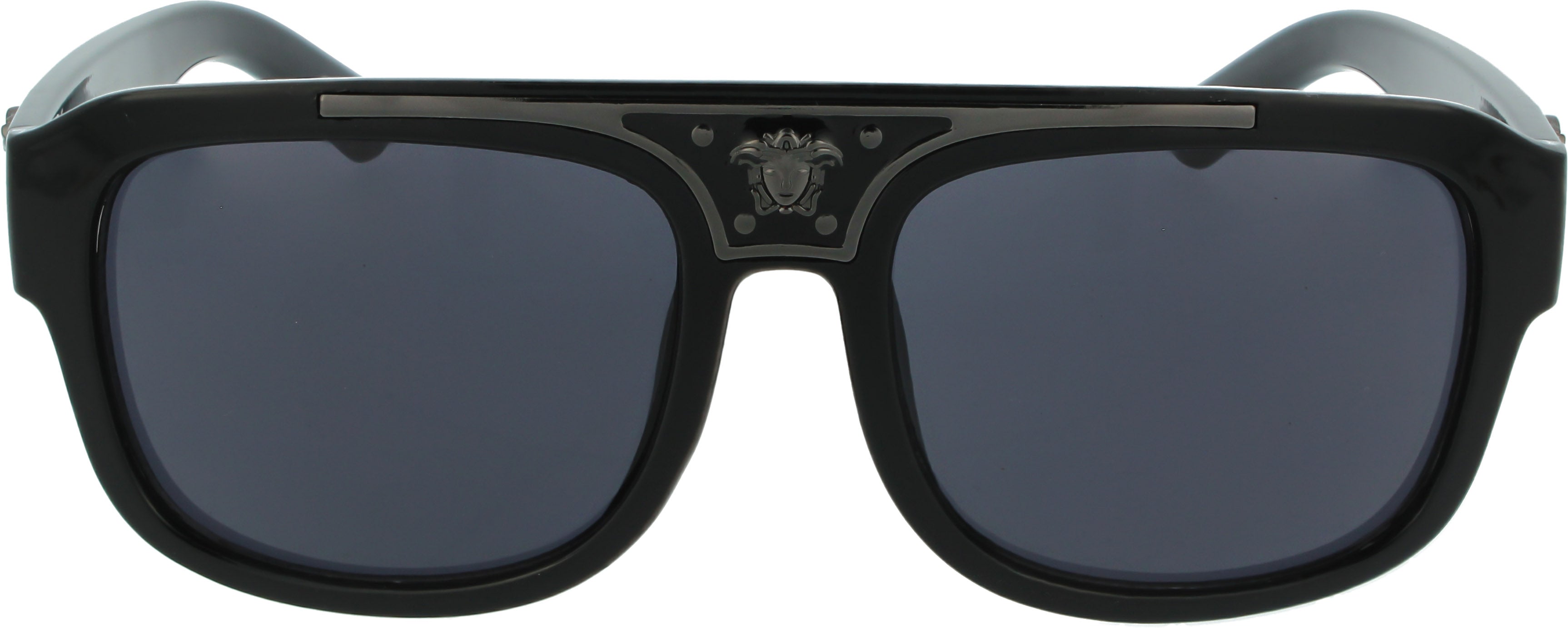 Semi-Round V Look Sunglasses | Unified Double Bridge | 100% UV Protection | 3309