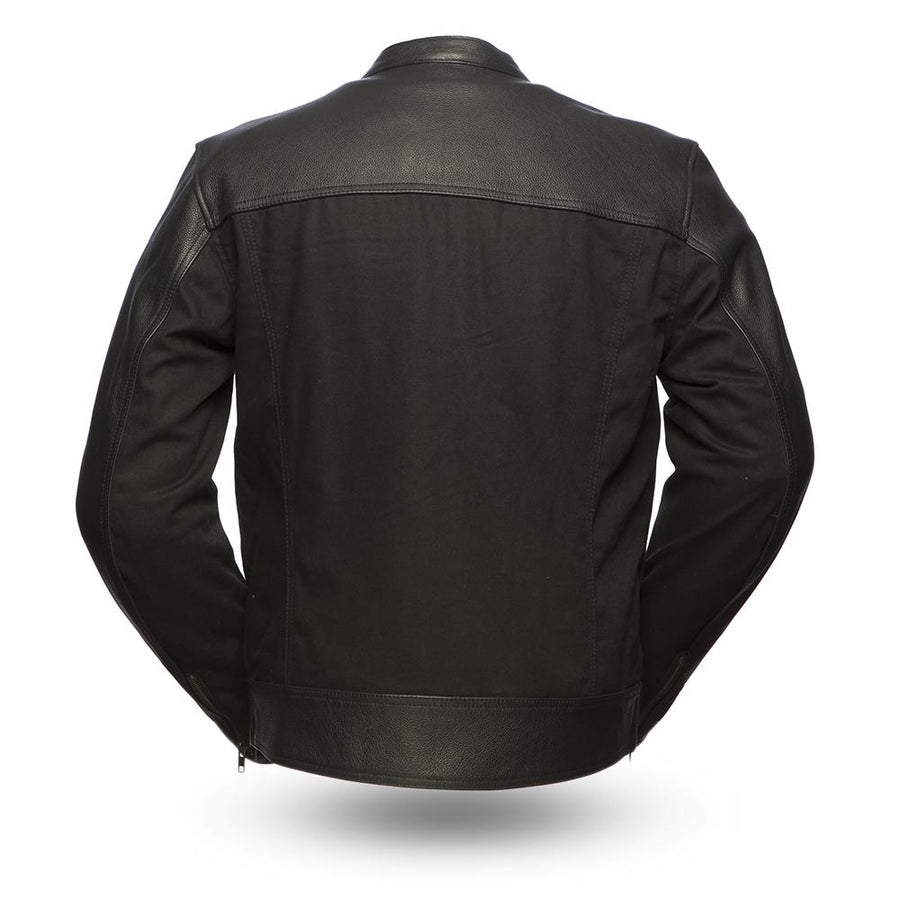 Invader - Motorcycle Leather Jacket - FrankyFashion.com