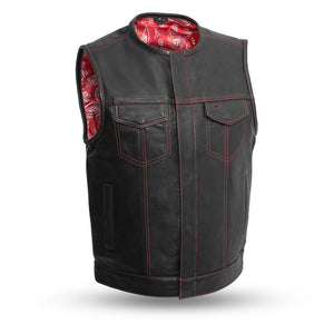Bandit Men's Leather Club Vest - FrankyFashion.com