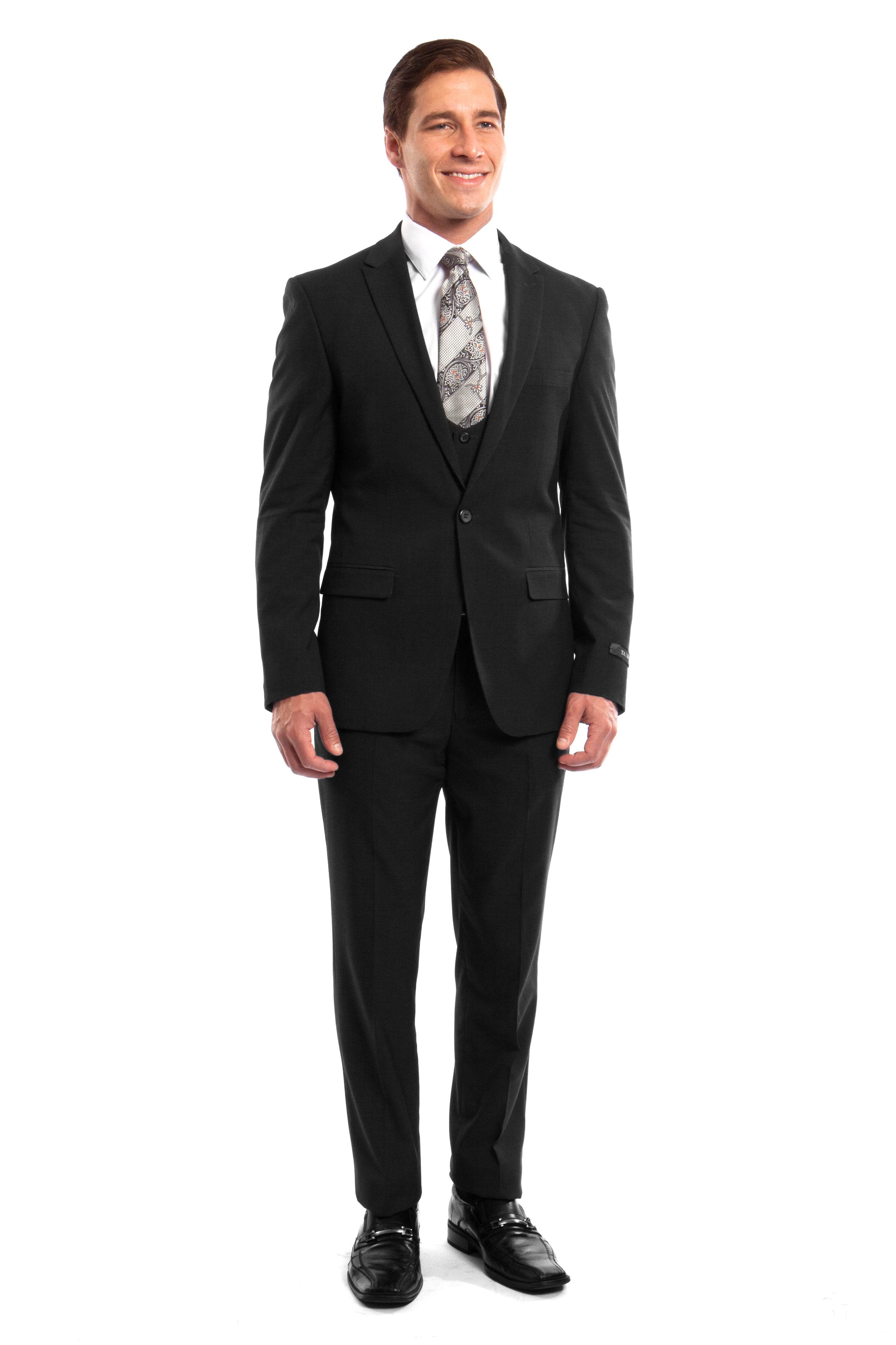 Men's 3 Piece Ultra Slim Fit Executive Suit | Classy Business | M255US