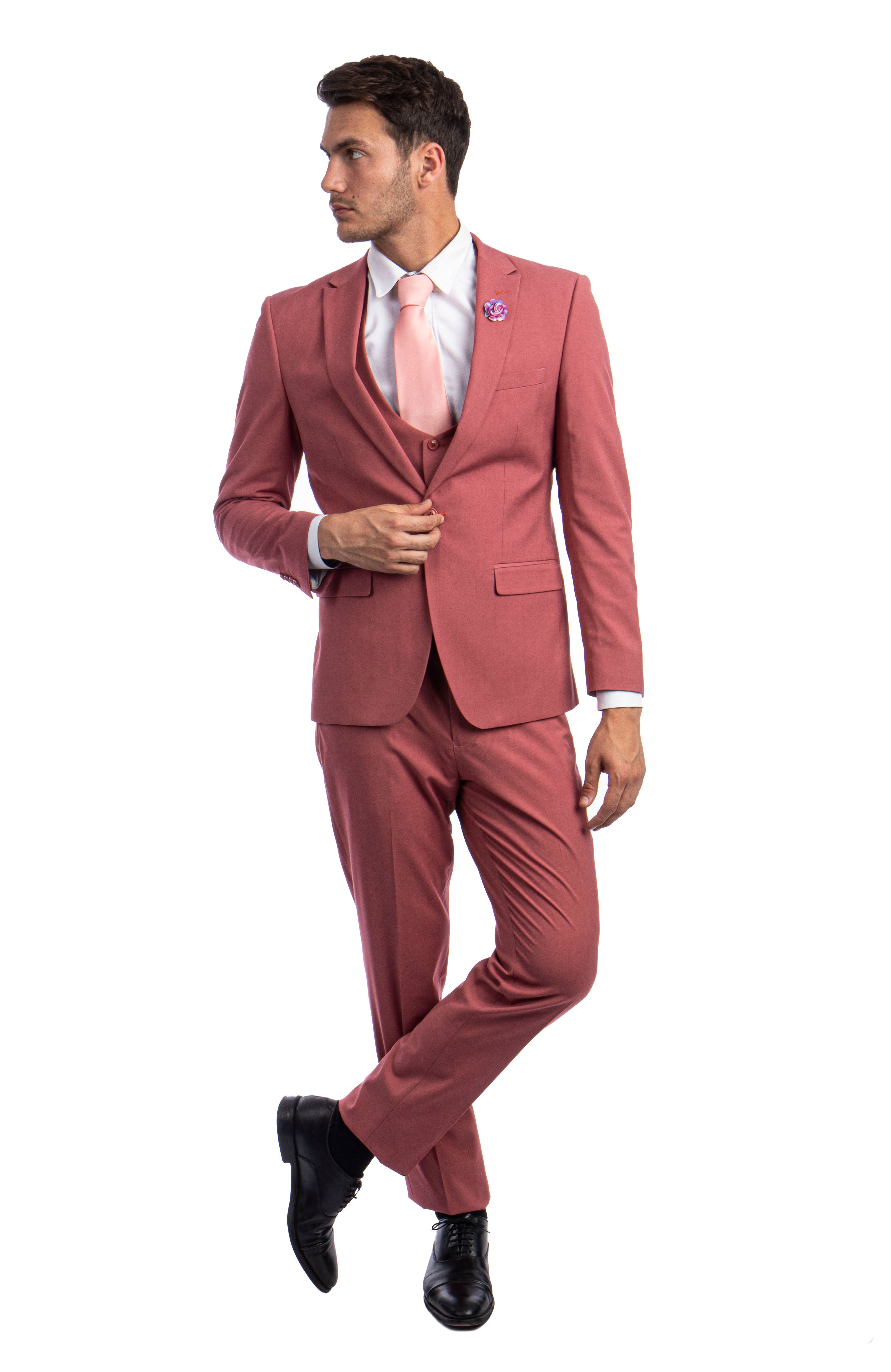 Men's 3 Piece Ultra Slim Fit Executive Suit | Classy Business | M255US