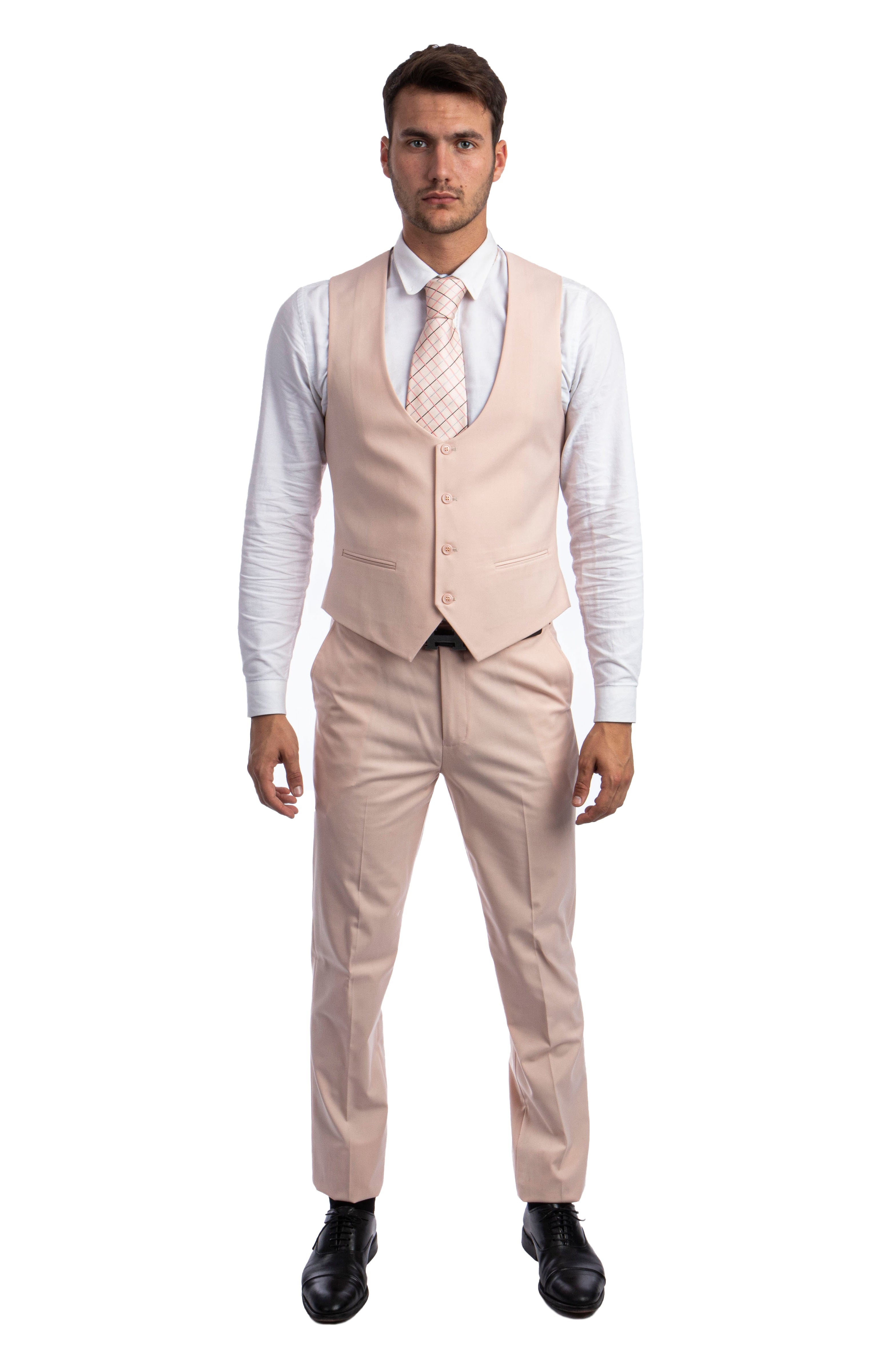 Men's 3 Piece Ultra Slim Fit Executive Suit | Classy Business | M255US