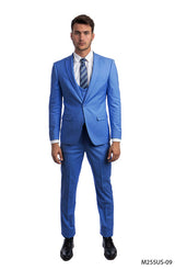 Men's 3 Piece Ultra Slim Fit Executive Suit | Classy Business | M255US