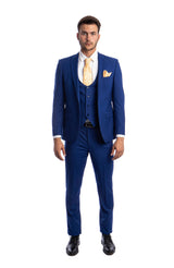 Men's 3 Piece Ultra Slim Fit Executive Suit | Classy Business | M255US