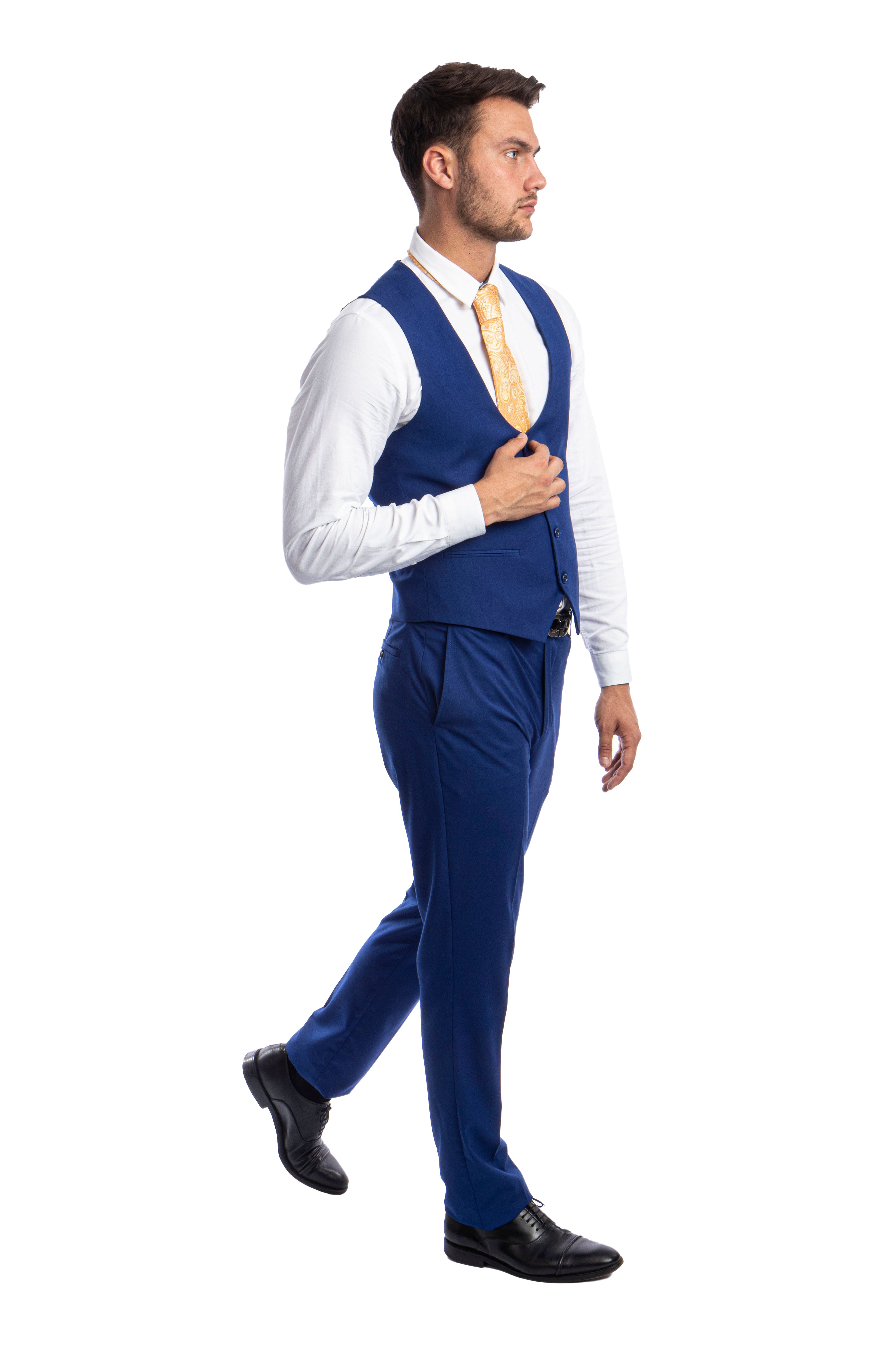 Men's 3 Piece Ultra Slim Fit Executive Suit | Classy Business | M255US