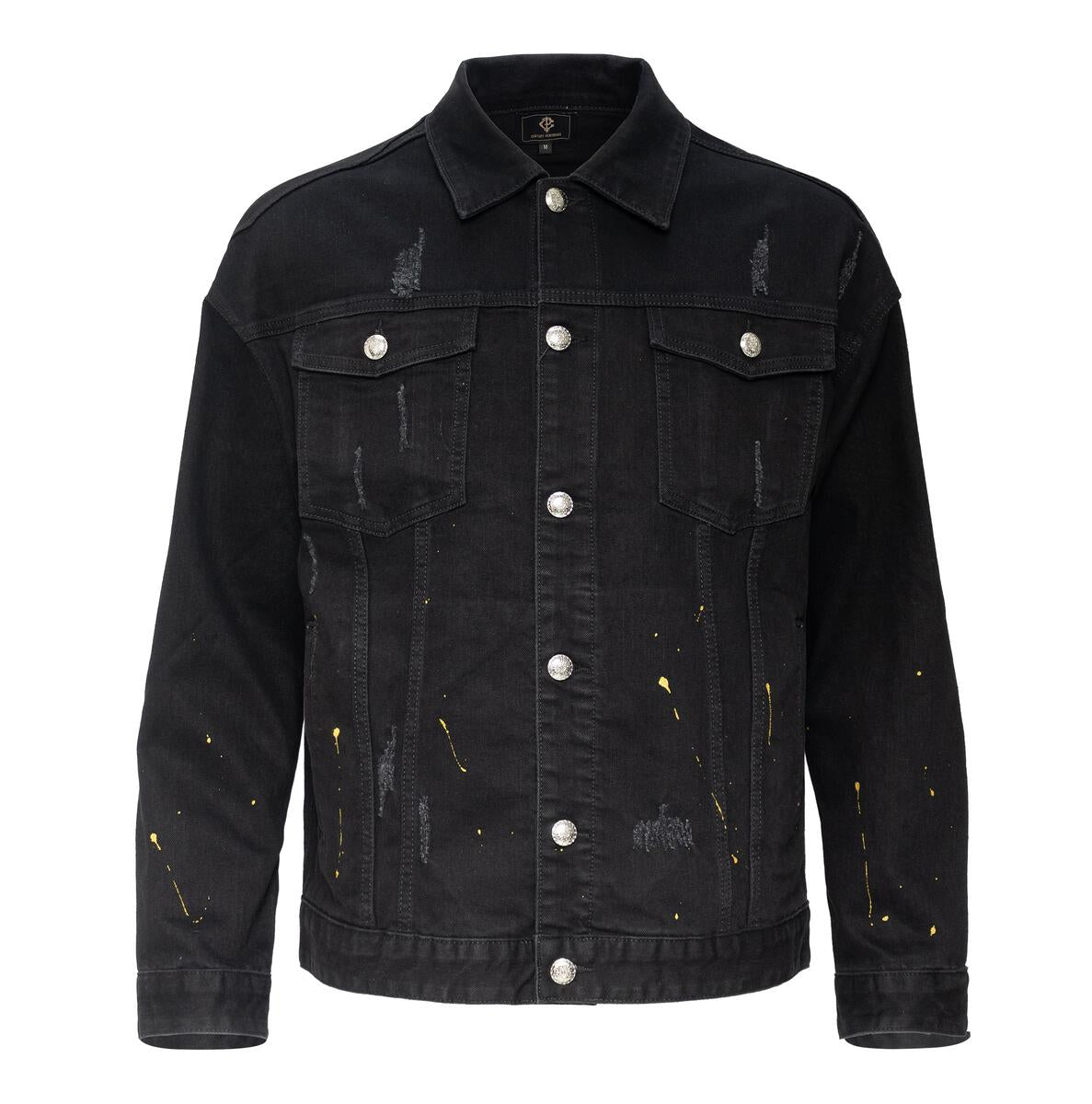 Tiger Threads Denim Jacket - CENTURY PENTHOUSE BLACK/GOLD | PJJ600 PROMO