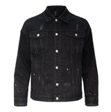 Tiger Threads Denim Jacket - CENTURY PENTHOUSE BLACK/GOLD | PJJ600 PROMO