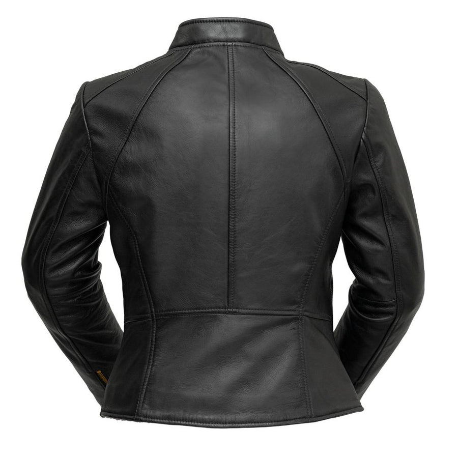 ZOEY - Ladies Leather Blazer - FrankyFashion.com