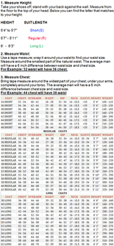 Black Solid 3-PC Modern Fit Suits For Men