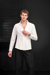 Wellington Side-Tab Trousers BLACK