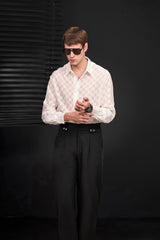 Haven Textured Long Sleeve Shirt WHITE