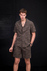 Arden Camp Collar Shirt GREY