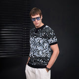 Pixel Fade Polo BLACK