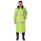 Reversible Reflective Rain Parka with Detachable Hood | 3905