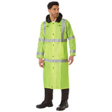 Reversible Reflective Rain Parka with Detachable Hood | 3905