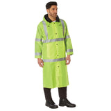 Reversible Reflective Rain Parka with Detachable Hood | 3905