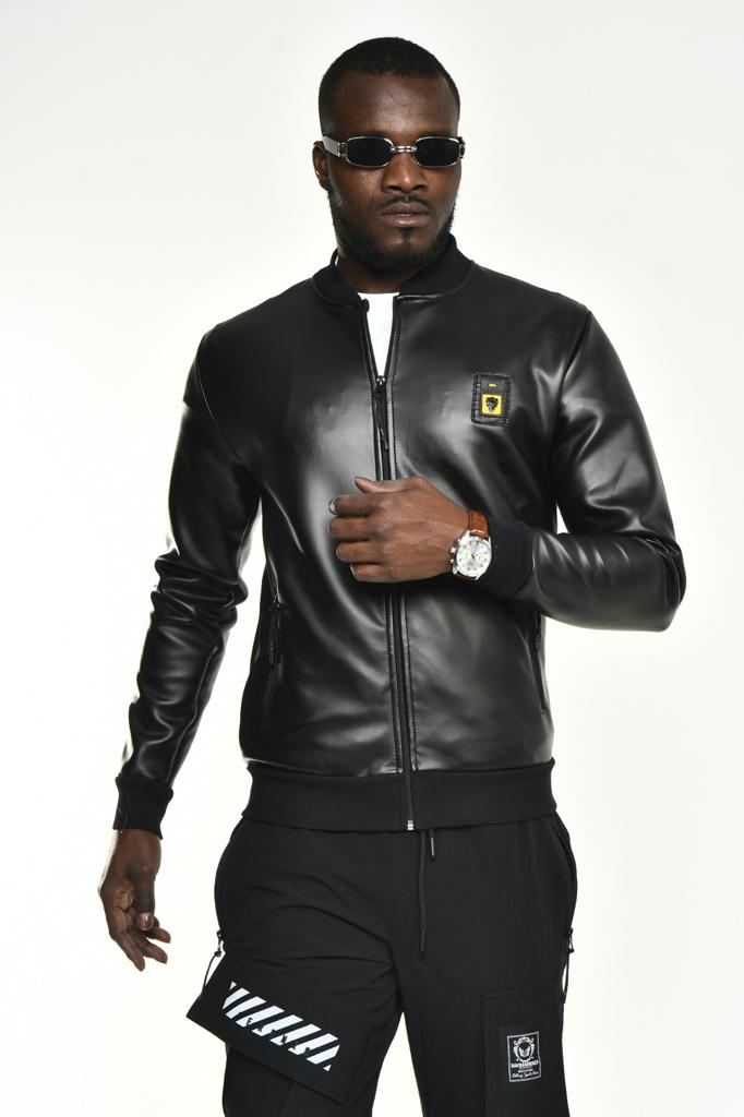 Men's Light Jacket with Gold Lion Design European | Fitted Cut | Men's | 20652