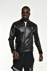 Men’s Off-White Textured Short Fall Jacket – Slim Fit | David & Gerenzo | 20654