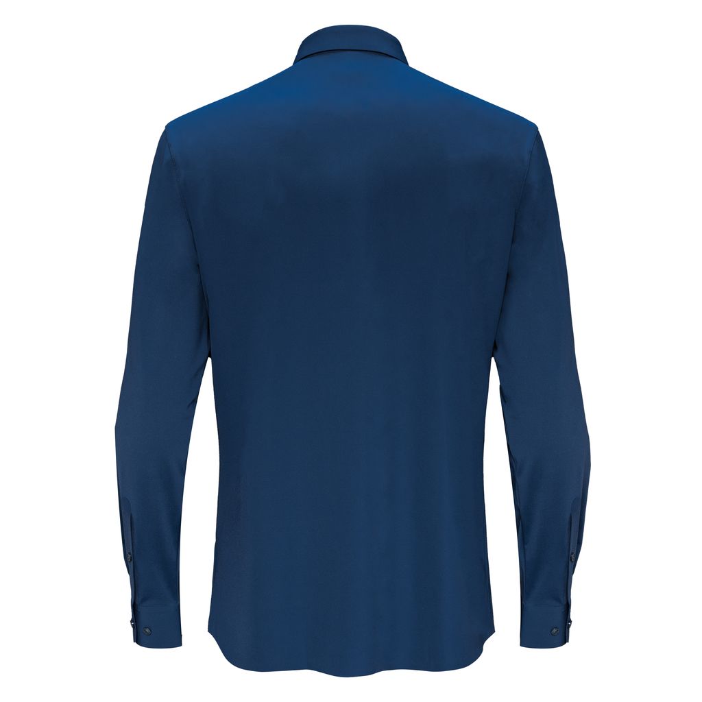 Zen Appeal Long Sleeves Button Down Shirts | B315 Dark Blue