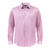 Barocco Luxe Satin Stretch Shirt LAVENDER