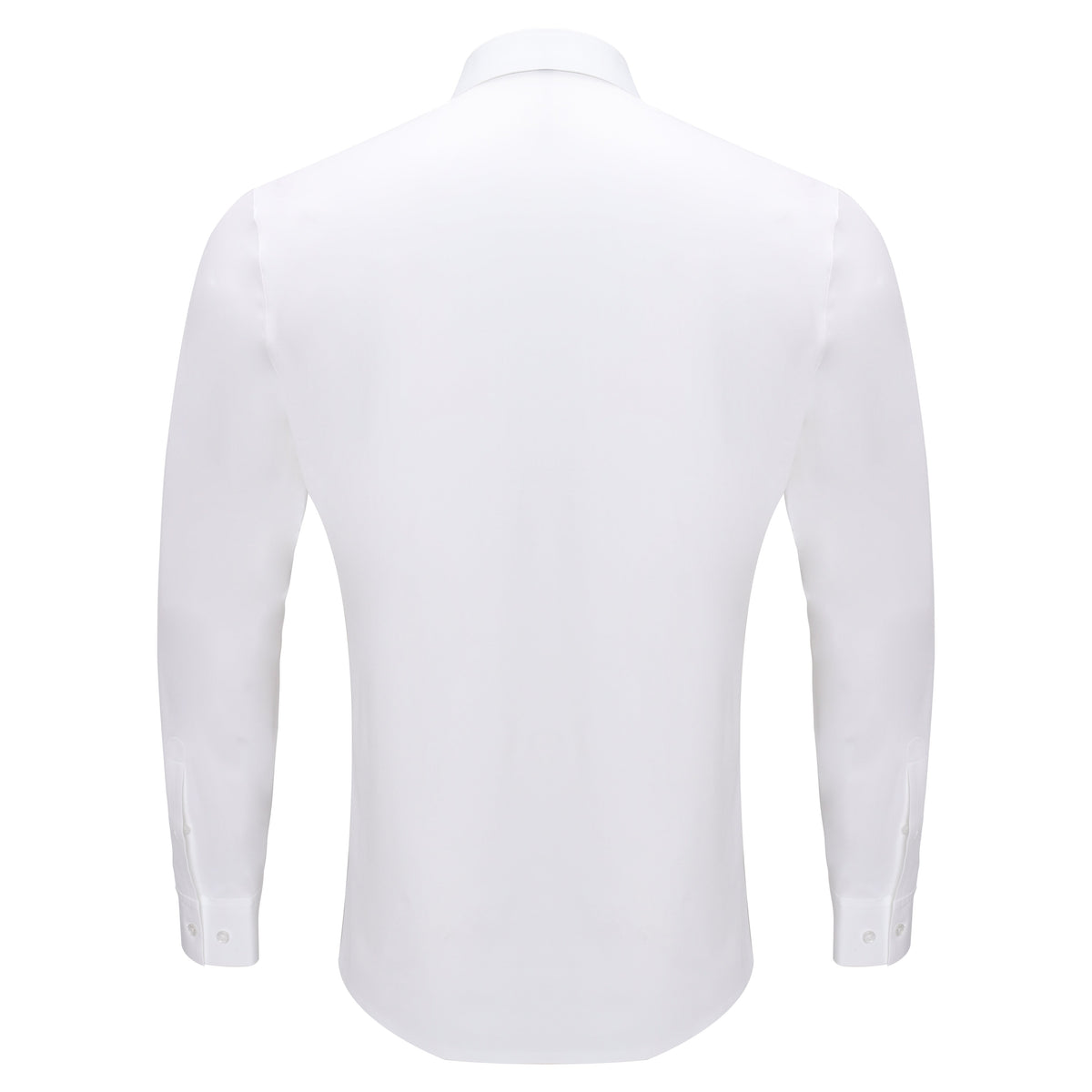 Barocco Thrill Seeker Men's 4-Way Stretch Shirt - White/Royal
