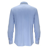 Barocco Imperial Essence Men's 4-Way Stretch Shirt - Light Blue