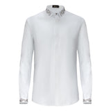 Barocco Midnight Precision Men's Shirt - White/Gold