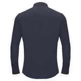 Barocco Olympic Victory Men's 4-Way Stretch Shirt - Grey Blue