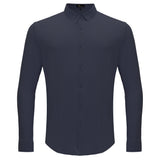 Barocco Olympic Victory Men's 4-Way Stretch Shirt - Grey Blue