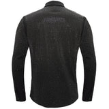 Super Nova Button-Up Shirt BLACK/GUN METAL