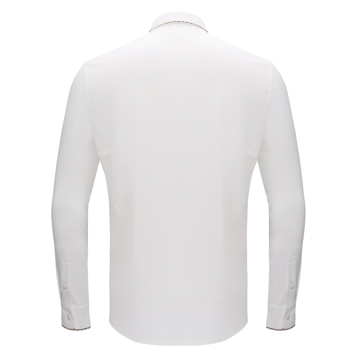 Barocco Modern Class Men's Button-Up Shirt - White