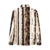 Echelon Brushstroke Stitchless LS Shirt CREAM