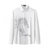 Stallion Embellished LS Shirt WHITE