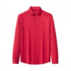 SIGNITURE SATIN STITCHLESS LS Shirt RED