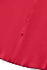 SIGNITURE SATIN STITCHLESS LS Shirt RED