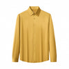 SIGNATURE SATIN STITCHLESS LS Shirt YELLOW