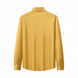 SIGNATURE SATIN STITCHLESS LS Shirt YELLOW