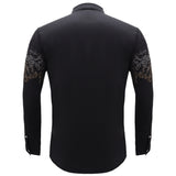 Nightfall Crest Shirt BLACK/GUN GOLD