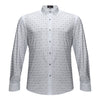 Sharp Armor Button-Up Shirt WHITE/SILVER