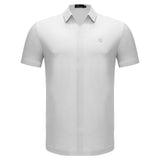 Barocco The Silhouette Men's Short Sleeve Polo - White