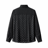 Haven Textured Long Sleeve Shirt BLACK