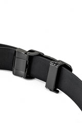 Flat Leather Lion Auto BKL Belt – Gunmetal GUN/BLACK