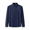 Barocco Nexus Stitchless Men's Long Sleeve Shirt - Navy