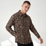 Barocco Leopard Statement Men's Jacket - Leopard