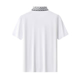 Monogram Trim Performance Polo - El baron WHITE